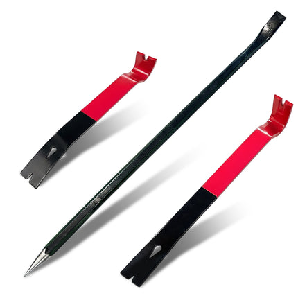 Brechstangen-Set, 3-teilig, gehärteter Stahl, Nagelzieher