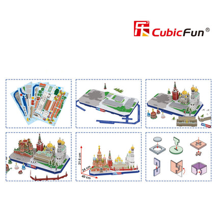 Cubefun Puzzle 3D City Line Moskva