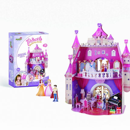 Cubicfun 3D Puzzle Prinzessinnen Geburtstagshaus
