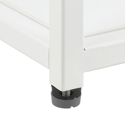 Quaderförmiger Beistelltisch mit Glas