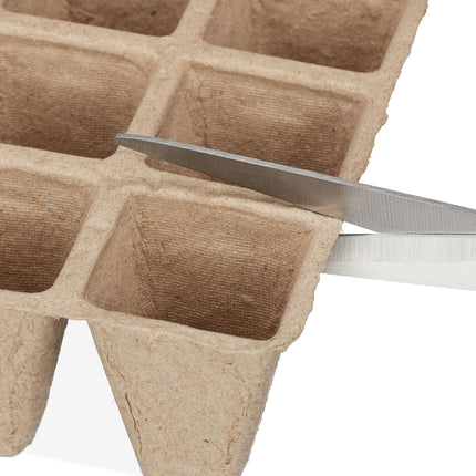 Pots de culture, 200 pièces, avec étiquette