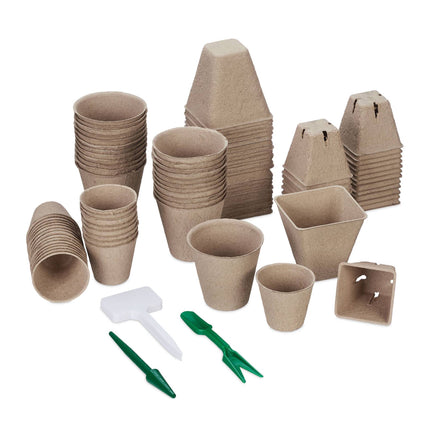 Pot de culture, lot de 96 avec accessoires