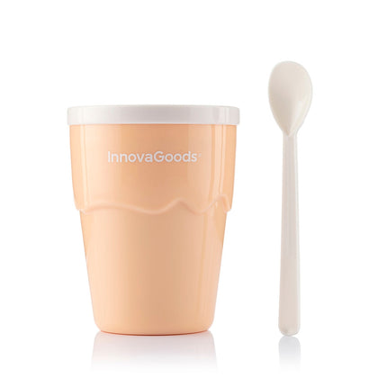 Becher zur Herstellung von Eis und Slushies mit Rezepten Frulsh InnovaGoods