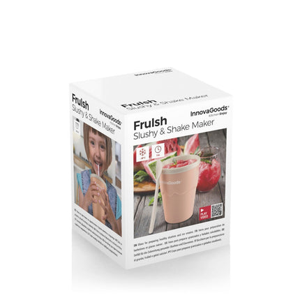 Becher zur Herstellung von Eis und Slushies mit Rezepten Frulsh InnovaGoods