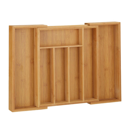 Besteckkasten Bambus 48 cm ausziehbar