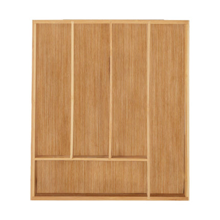 Cutlery box bamboo 5 compartments