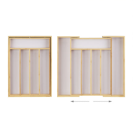 Range-couverts en bambou extensible 40 cm