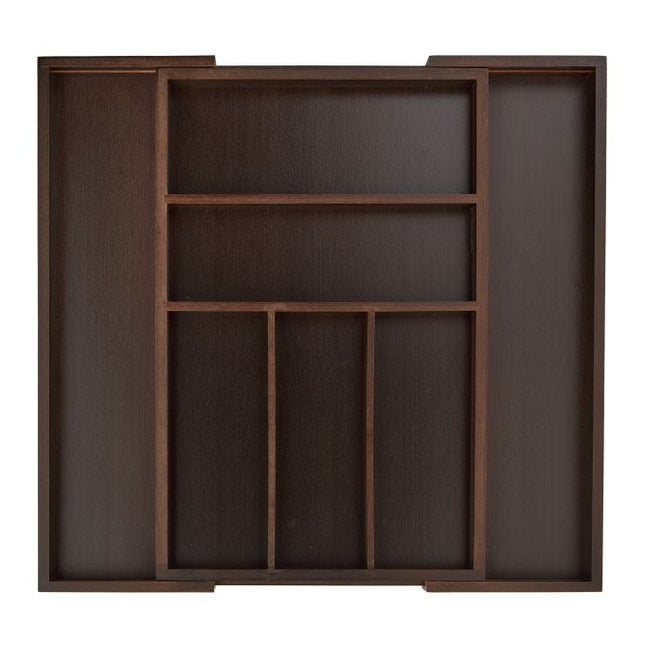 Range-couverts bambou marron foncé