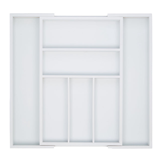 Range-couverts en bambou blanc