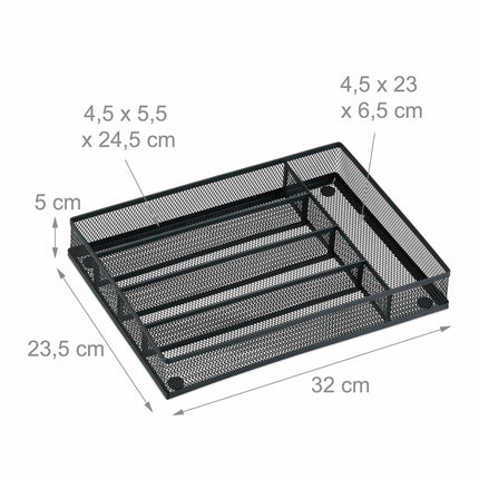 Range-couverts pour boîtes métalliques