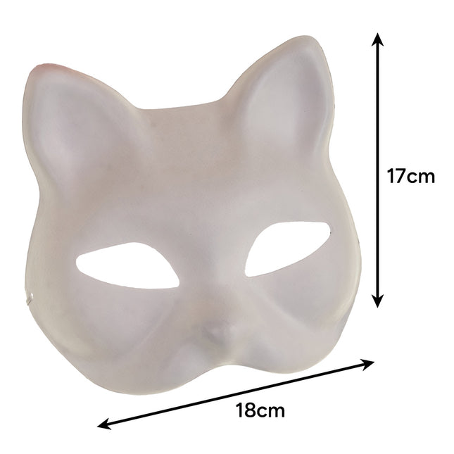 Kit de masques de chat à faire soi-même, 6 pièces avec accessoires