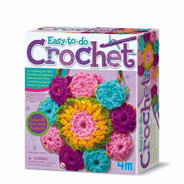 Kit de crochet DIY pour débutants, projet facile de 4 m