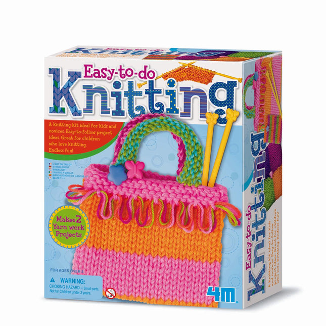 Kit de tricot DIY pour projets de 4 mois, facile à utiliser