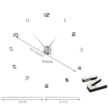 Horloge murale DIY Ruhhy 22143