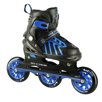 Patins à roues alignées bleu foncé, taille L (39-43)