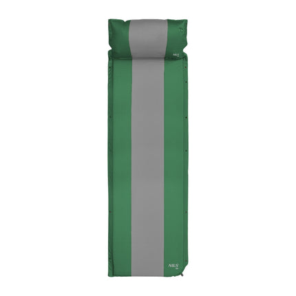 Tapis de camping autogonflant vert foncé, compact