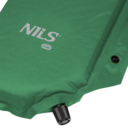 Tapis de camping autogonflant vert foncé, compact