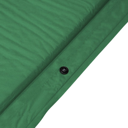 Tapis de camping autogonflant vert foncé, compact