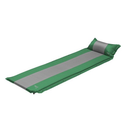 Tapis de camping autogonflant vert foncé, compact