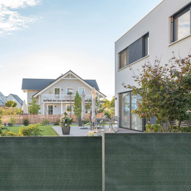 Paravent de jardin vert foncé de 1,2 mètre de haut