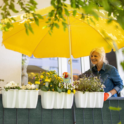 Paravent de jardin vert foncé de 1,8 m de haut