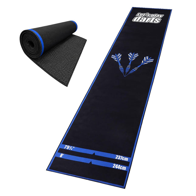 Tapis de fléchettes avec ligne d'octave officielle, 60 x 260 cm
