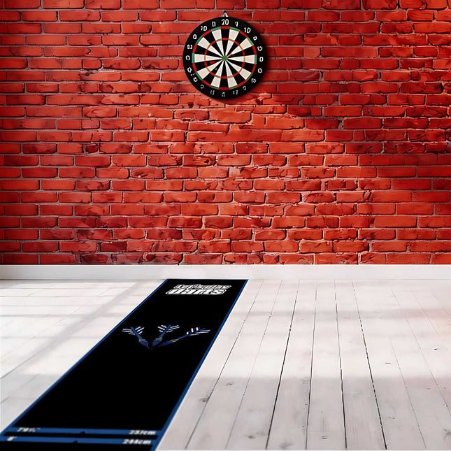 Tapis de fléchettes avec ligne d'octave officielle, 60 x 260 cm