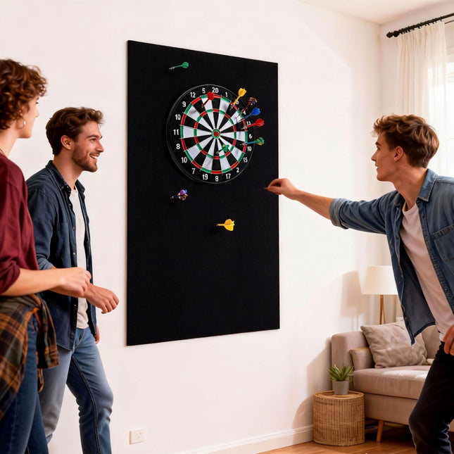 Dartboard-Surround, 6-teiliger Filz-Wandschutz