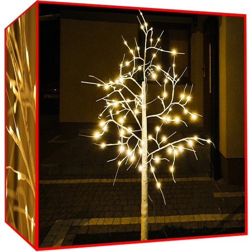 Deko-Birke 180cm - LED Lampen 31V 