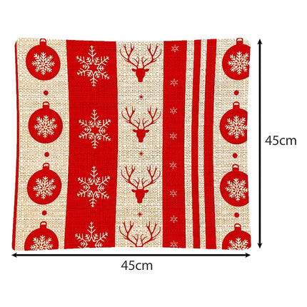 Dekorativer Kissenbezug 45x45cm - 4er-Set Ruhhy