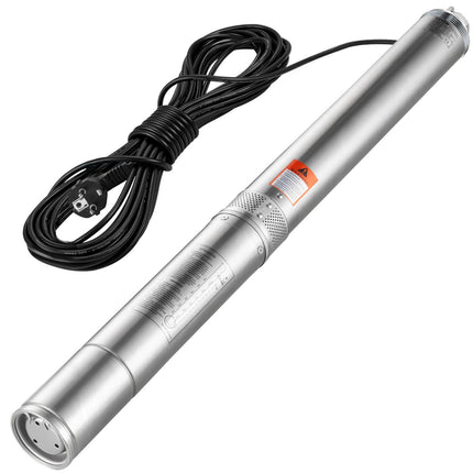 Deep Well Submersible Pump 2HP 230V, 108m Head