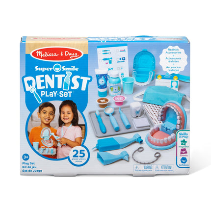 Coffret de jeu de dentiste avec accessoires pour enfants, divertissement interactif