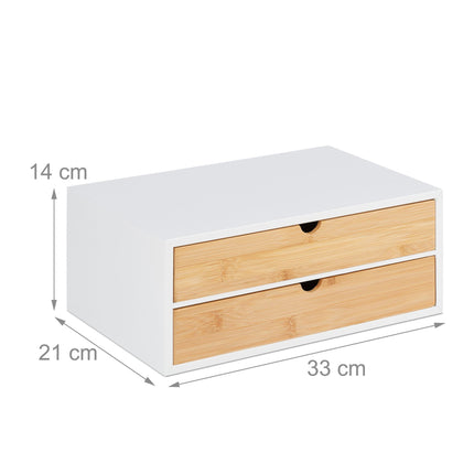 Organiseur de bureau 2 tiroirs