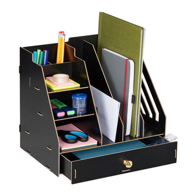 Organiseur de bureau avec compartiments