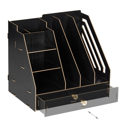 Organiseur de bureau avec compartiments