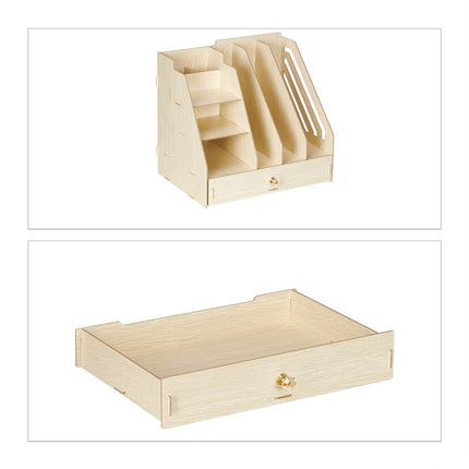 Organiseur de bureau avec compartiments