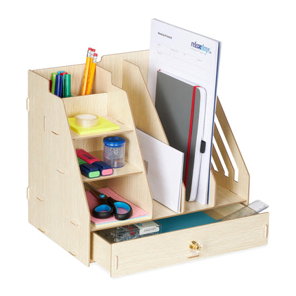 Organiseur de bureau avec compartiments