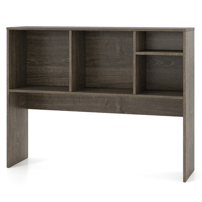 Tischregal mit 4 Fächern, 94x25x73 cm, Grau