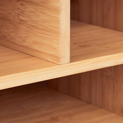 Desk in bamboo for printers