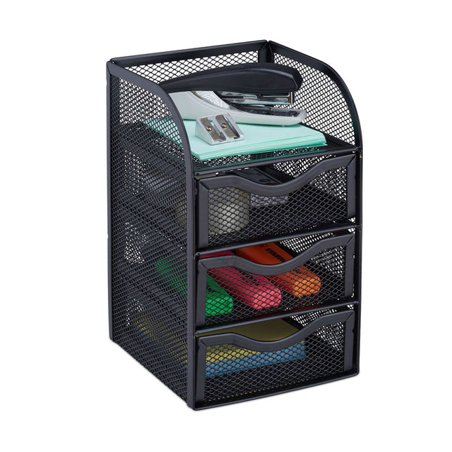 Organisation de bureau Mesh 3 tiroirs