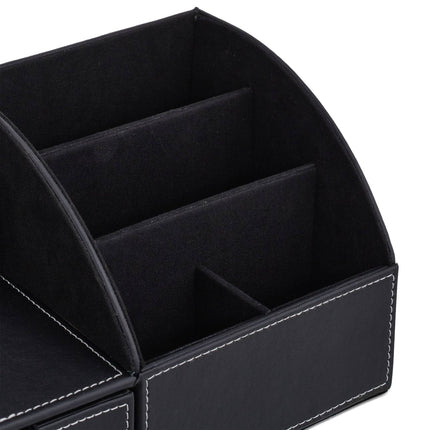 Organisation de bureau en similicuir