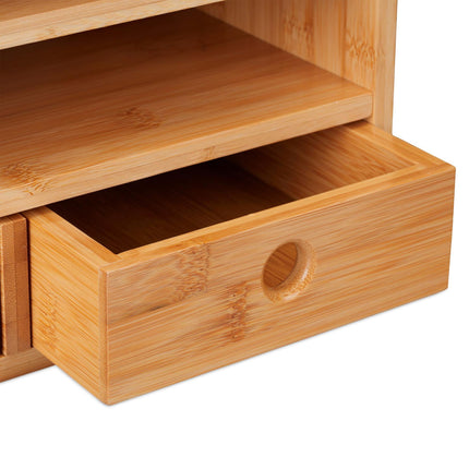 Organisation de bureau avec 2 tiroirs