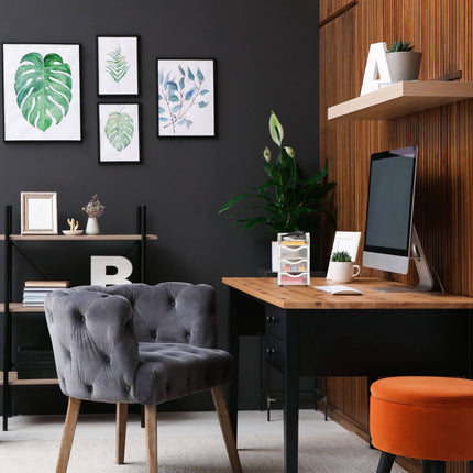 Organisation de bureau avec 4 compartiments