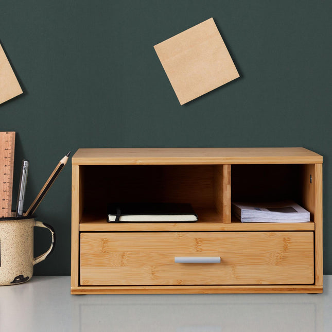 Organisation de bureau avec tiroir
