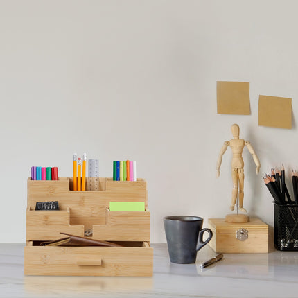 Organisation de bureau avec tiroir
