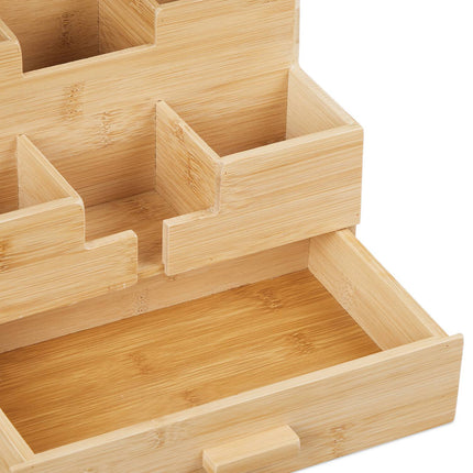 Organisation de bureau avec tiroir