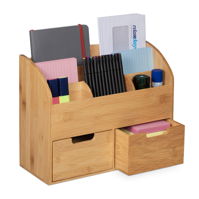 Organisation de bureau avec tiroirs