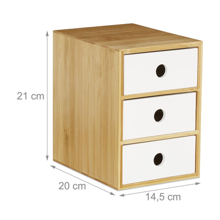 Organiseur de bureau 3 tiroirs