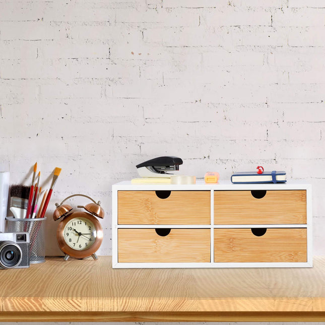 Schreibtisch-Organizer mit 4 Schubladen