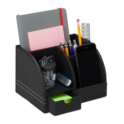 Schreibtischorganizer Kunstleder